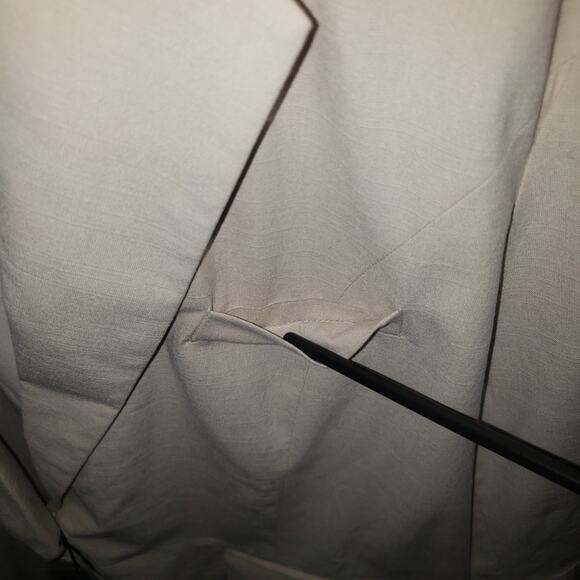 Mina Self Beige Blazer XXL – Modern Fit, Lightweight, Business Casual Fall Style - Picture 5 of 10